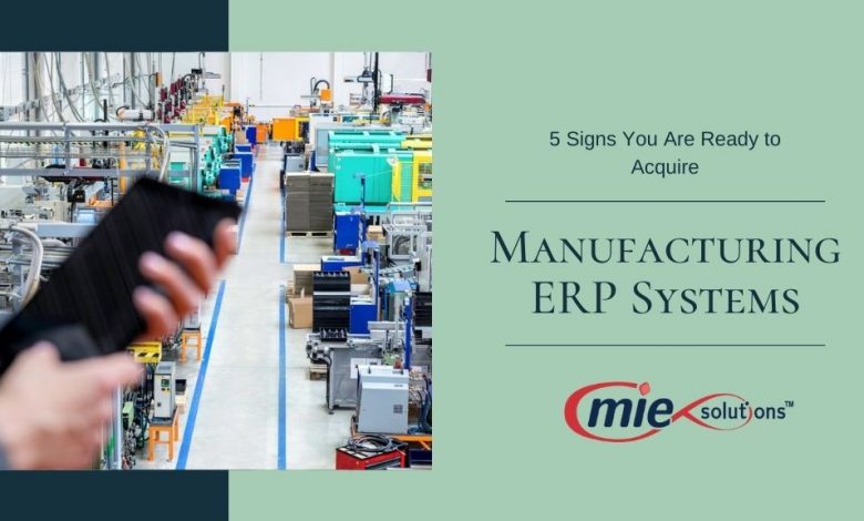 Manufacturing ERP Systems