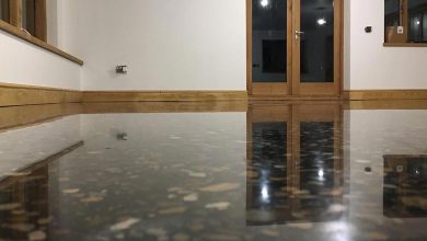 polished concrete floor London