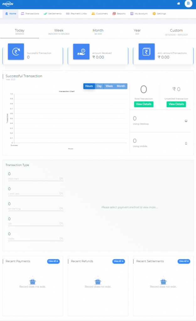 PayKun Dashboard