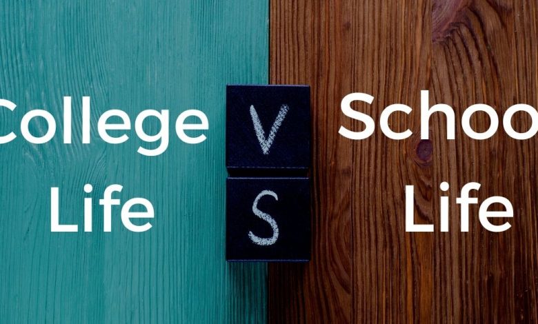 College Life Vs School Life