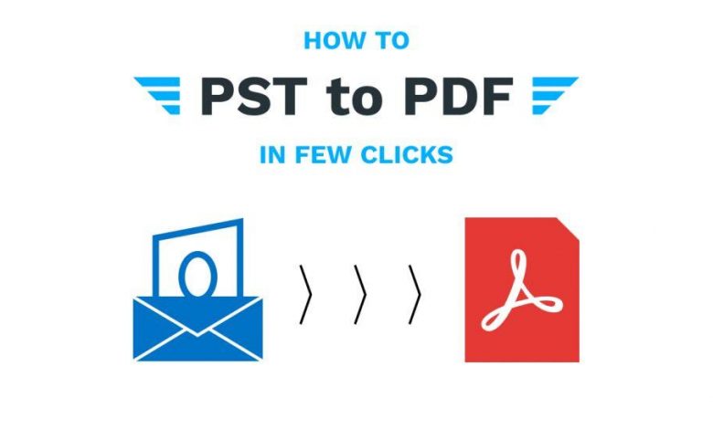 Export PST to PDF file