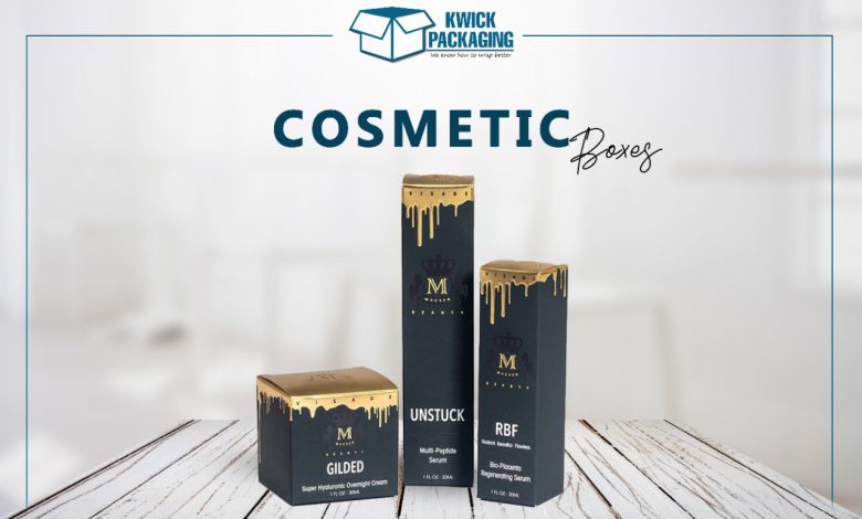 custom cosmetic boxes - Kwick Packaging