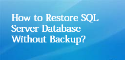restore sql database
