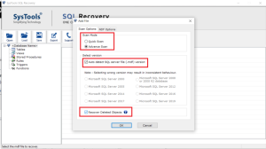 Restore SQL Database without Backup