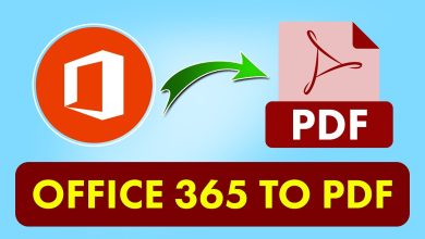 convert office 365 to pdf