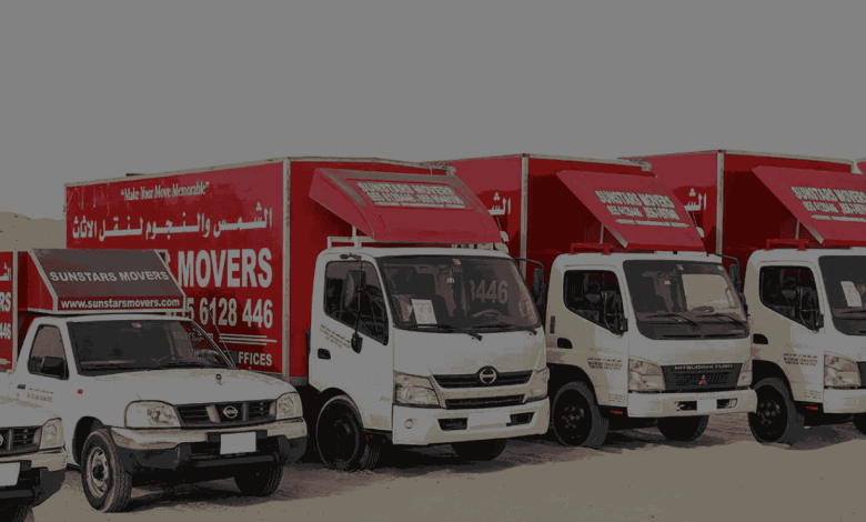 truck with sunstar movers log