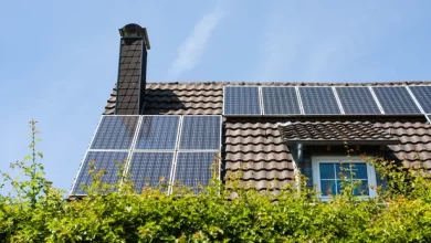 Photo of A photovoltaic sunlight based charger introduced on the railing of an overhang