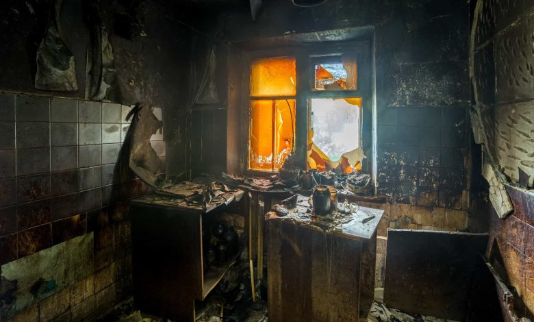Burnt house