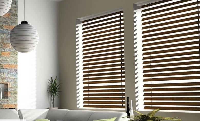 wooden blinds