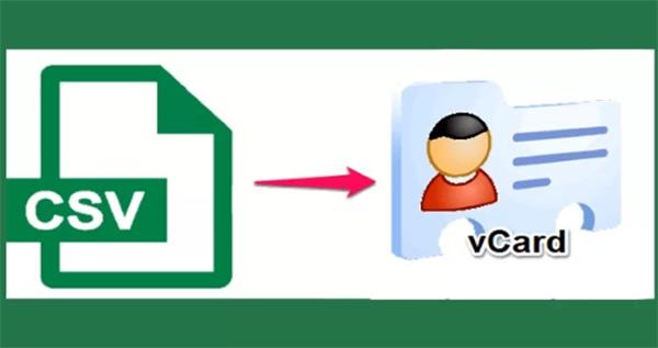 convert csv contacts to vcard
